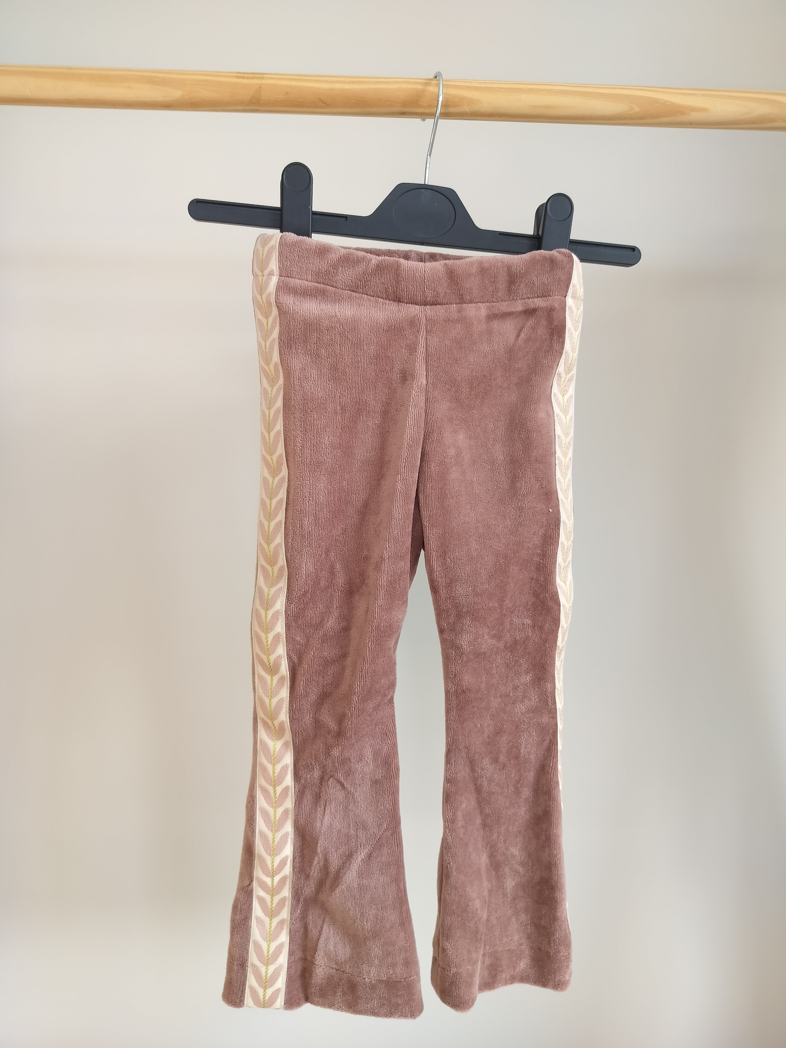 Flaredbroekje met bies